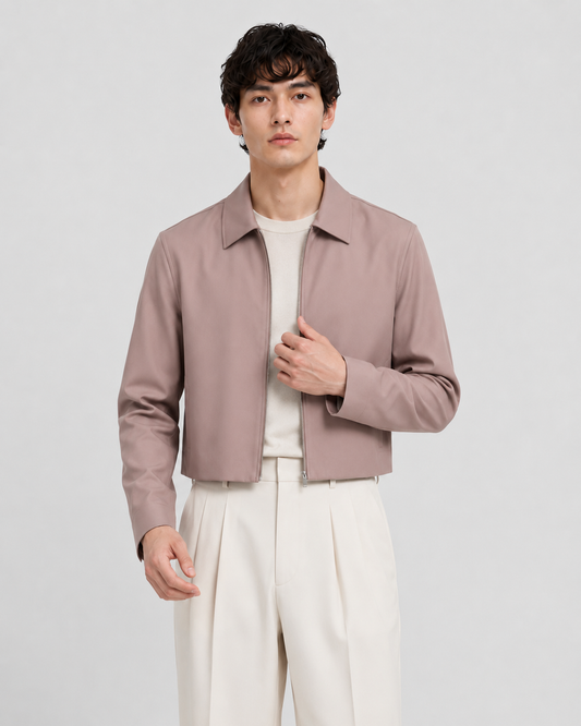 Judd Cropped Zipper Jacket