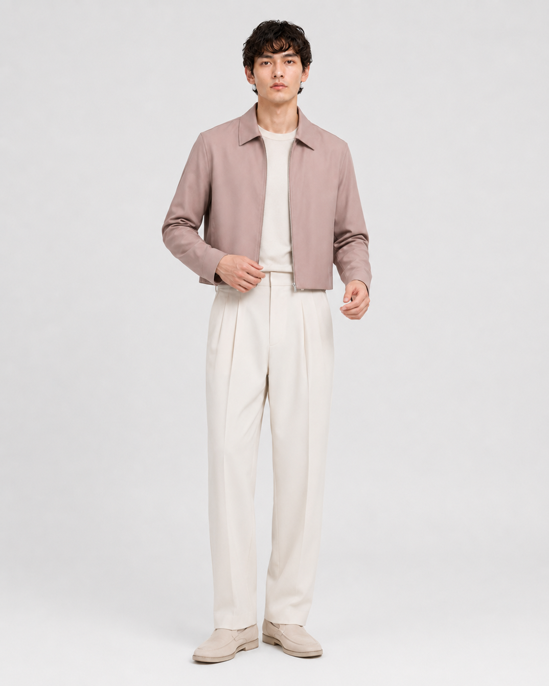 Judd Cropped Zipper Jacket