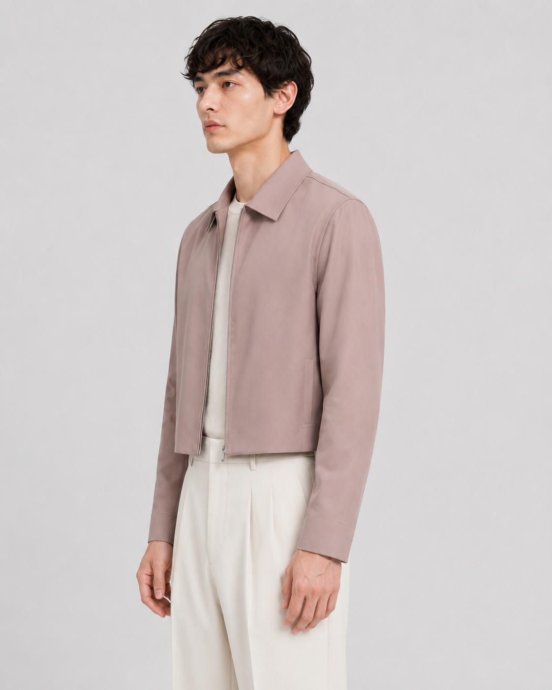 Judd Cropped Zipper Jacket