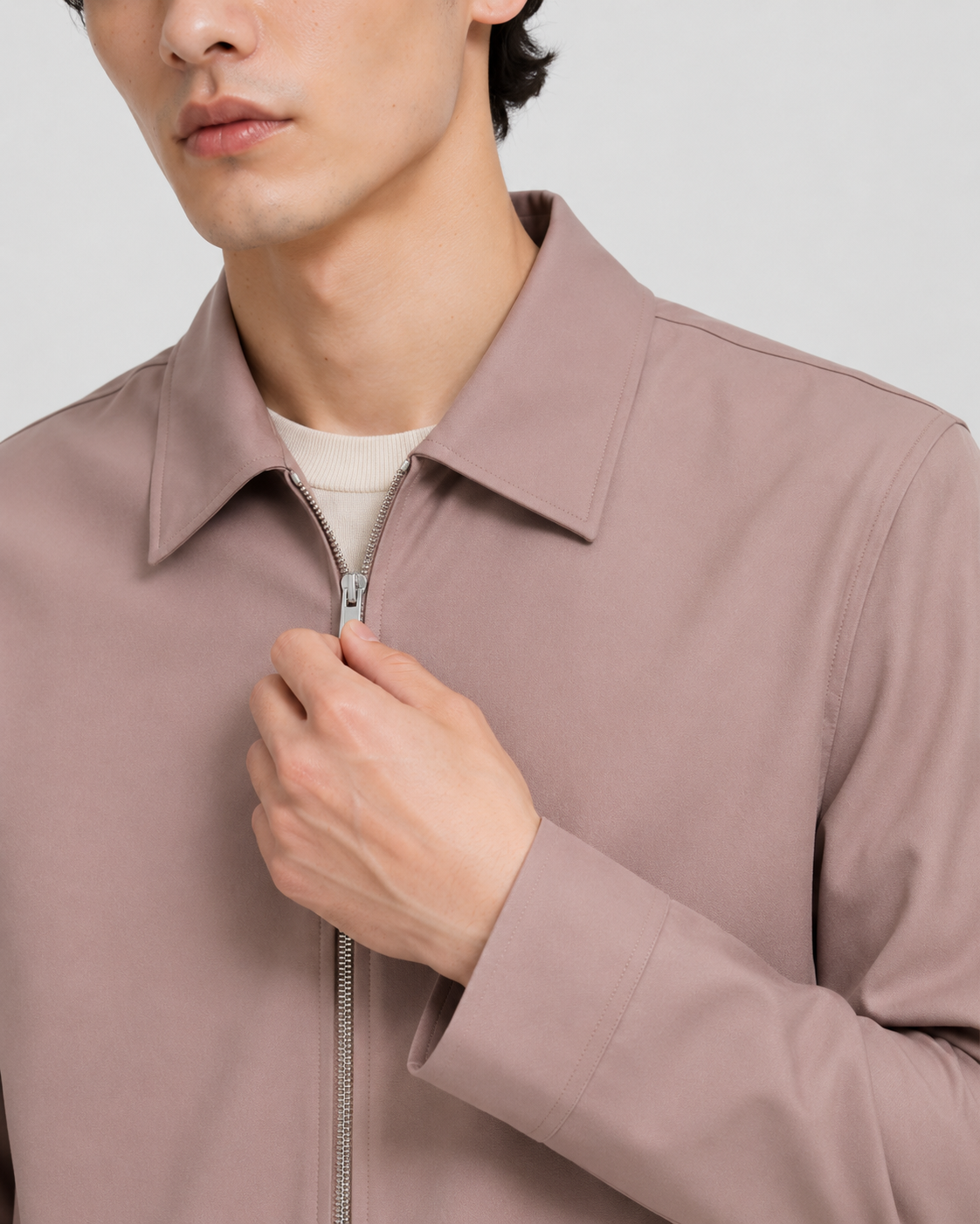 Judd Cropped Zipper Jacket