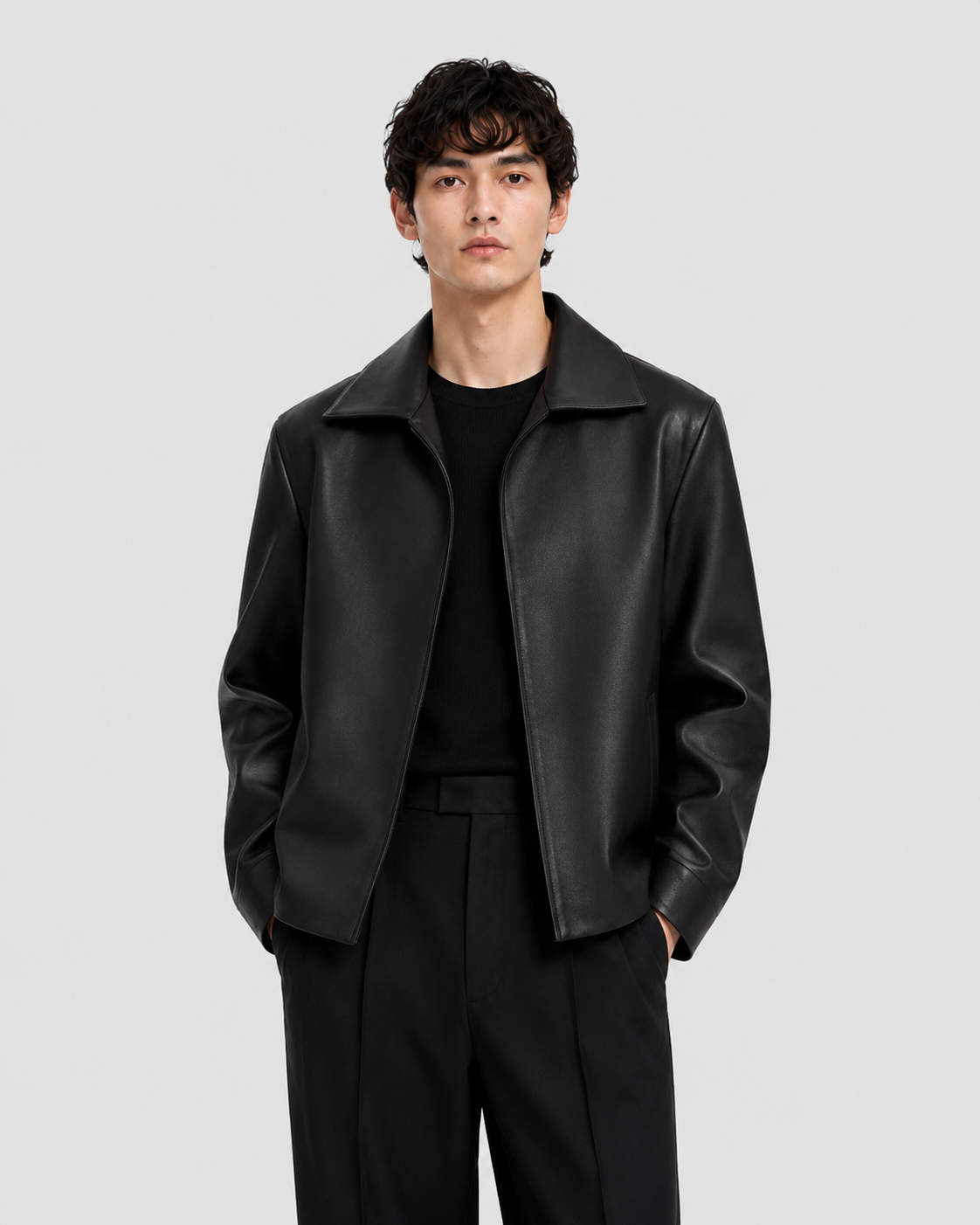Solomon Faux Leather Jacket