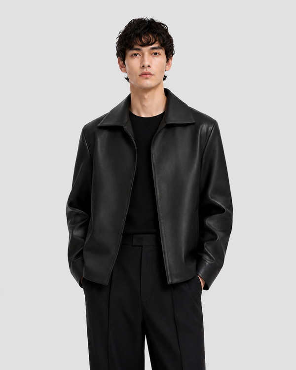 Solomon Faux Leather Jacket