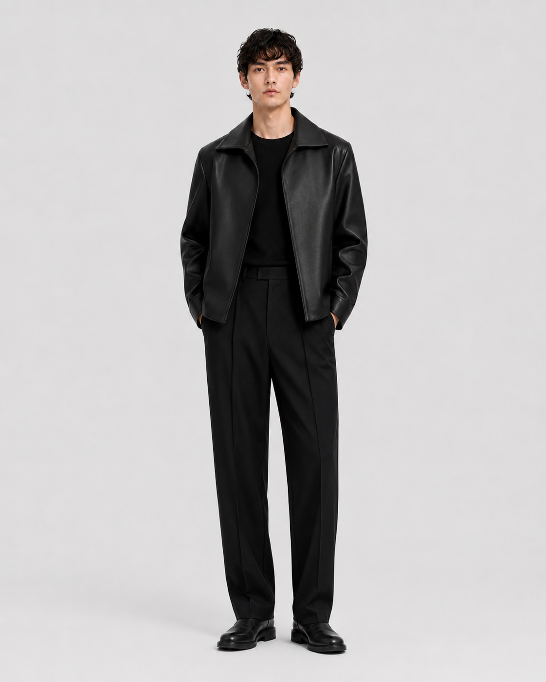 Solomon Faux Leather Jacket
