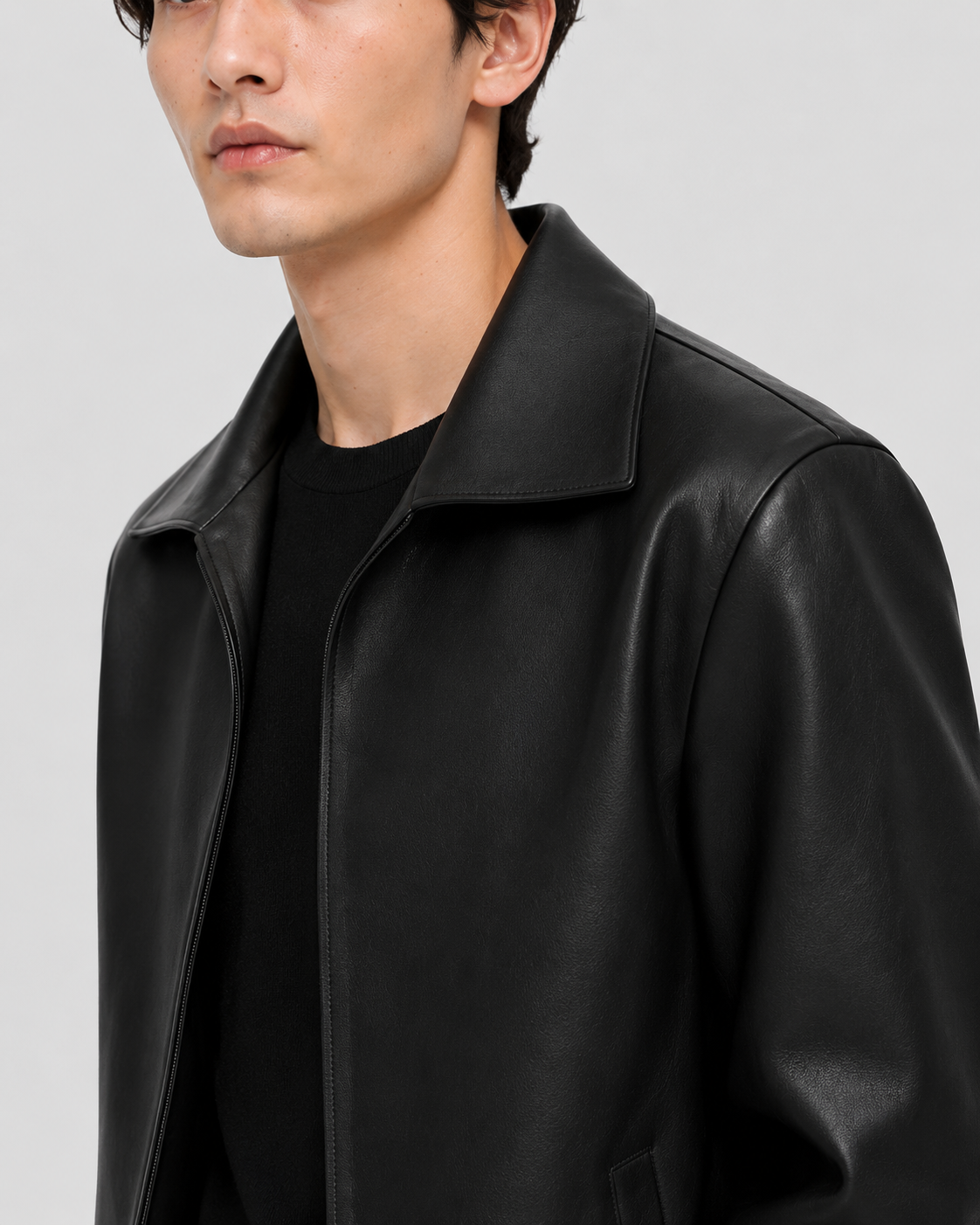 Solomon Faux Leather Jacket