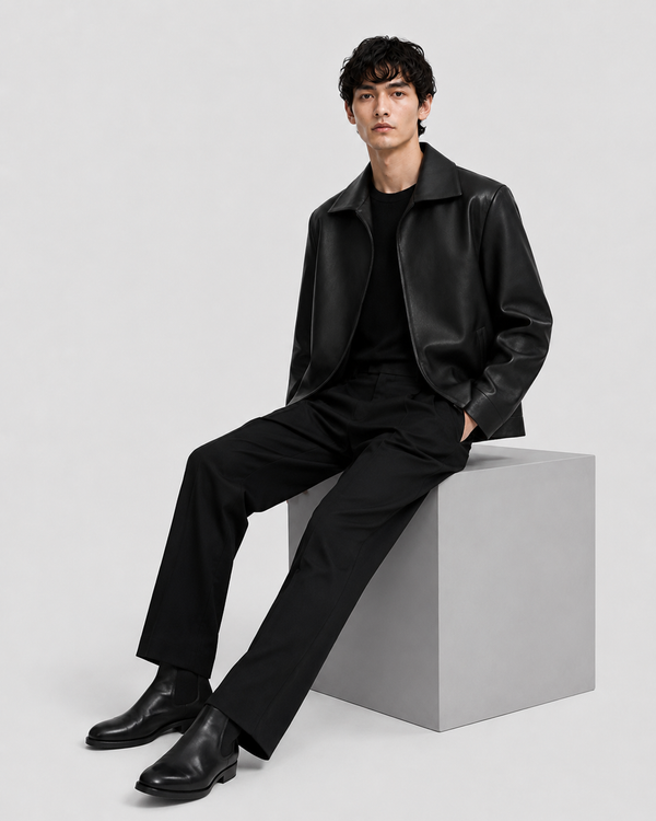 Solomon Faux Leather Jacket