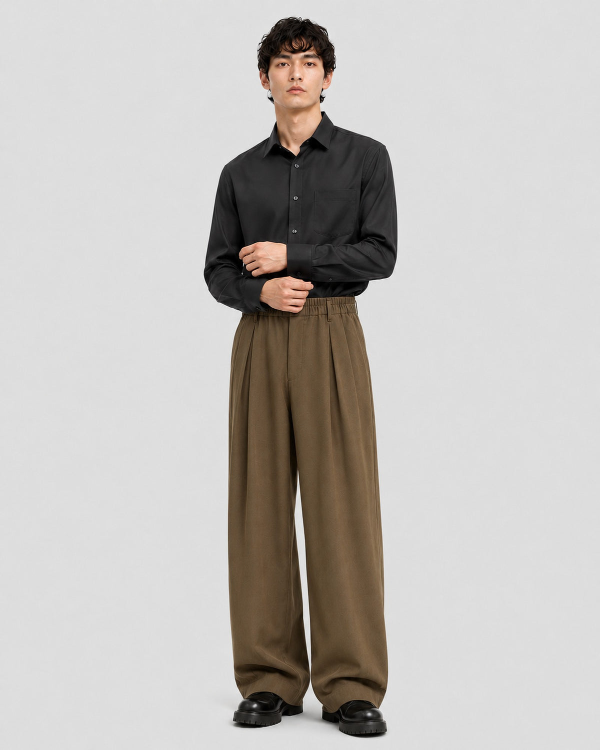 Gaten Wide Leg Cargo Pants
