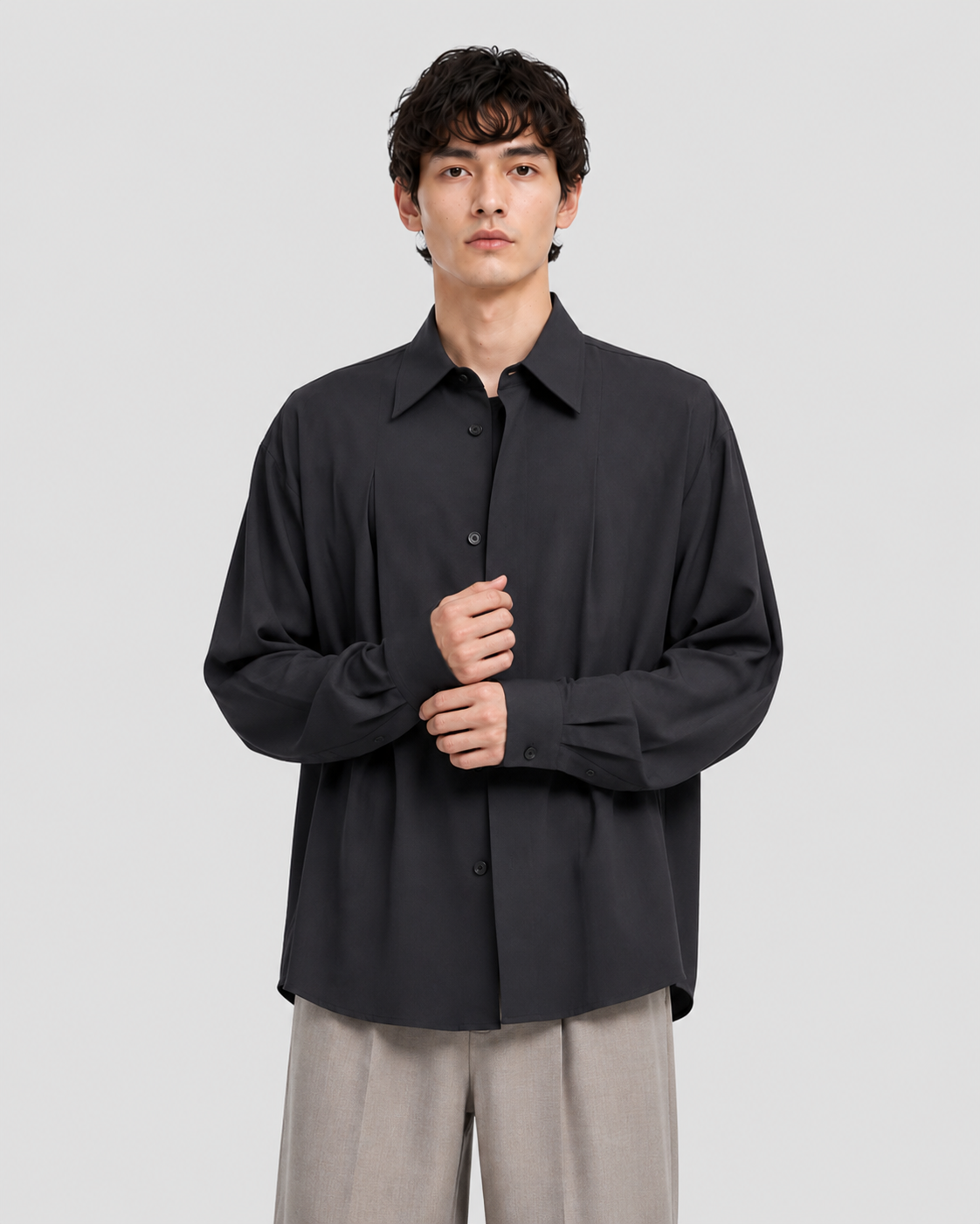 Influence Pleated Shirt