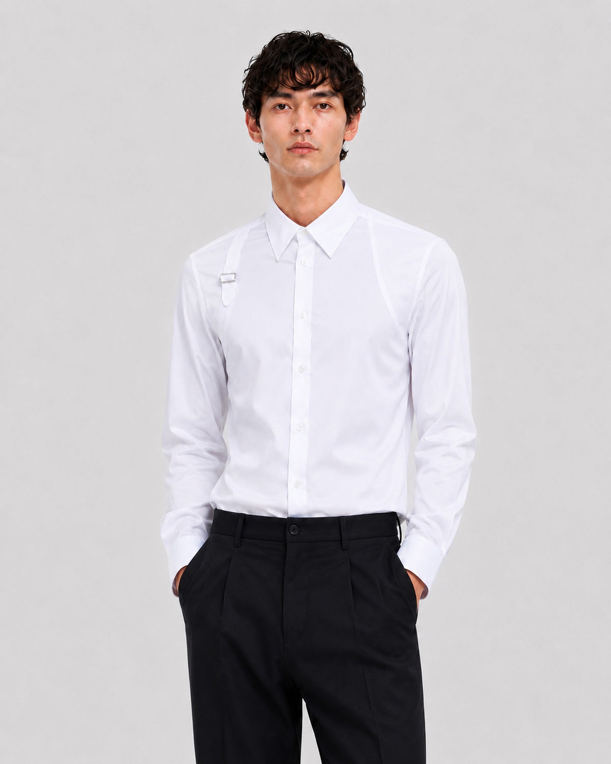Nash Strap Dress Shirt