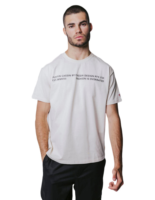 JC Overrated T-Shirt Natural