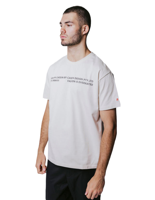 JC Overrated T-Shirt Natural
