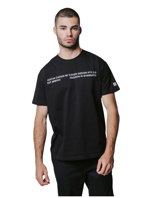 JC Overrated T-Shirt Black