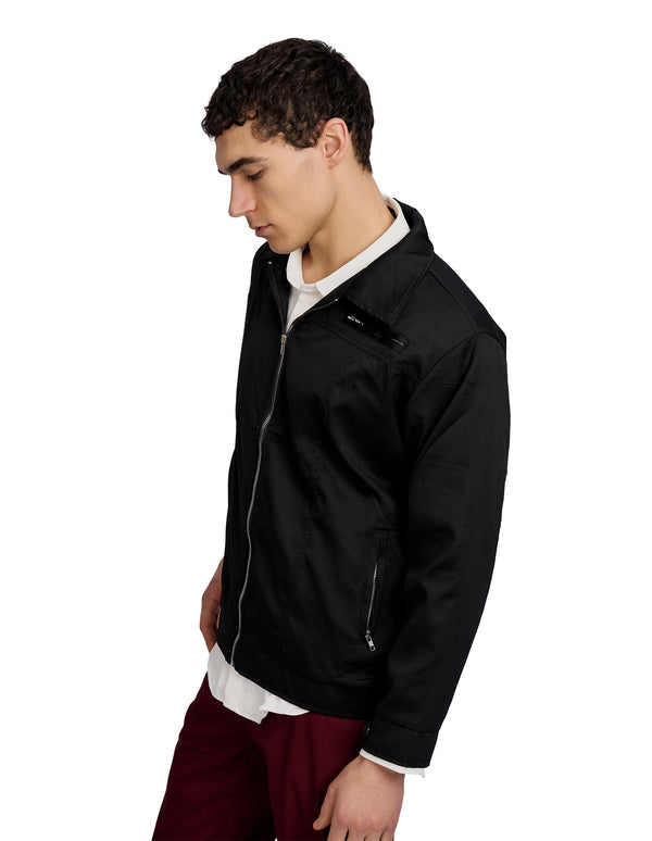 Walton Multi Zipper Jacket Black
