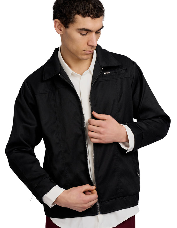 Walton Multi Zipper Jacket Black