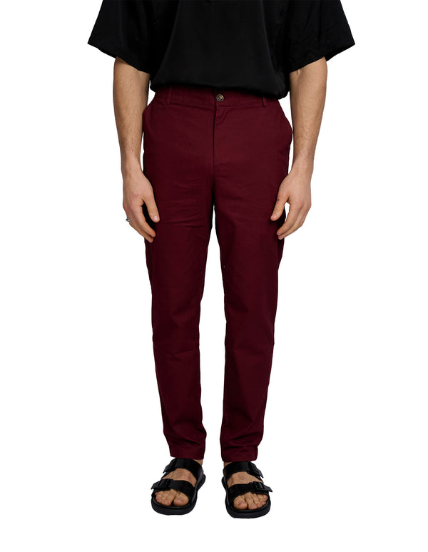 Louis Slim Pants Red