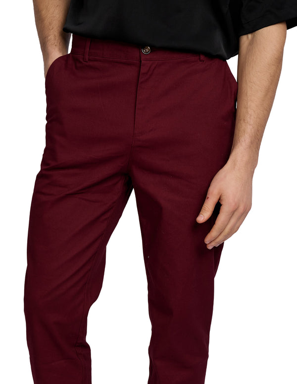 Louis Slim Pants Red