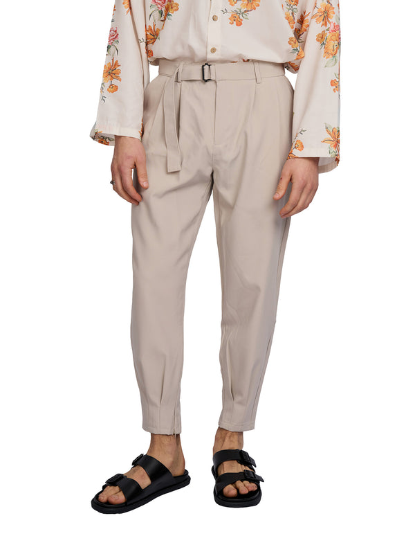 Dempsey Belted Joggers Grey