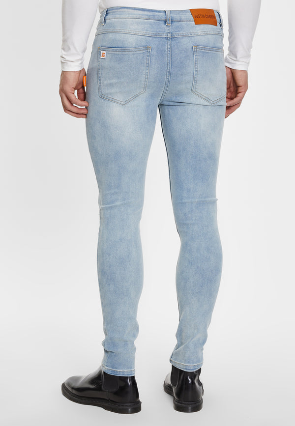 Colton Skinny Ripped Jeans Blue