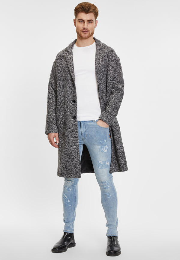 Colton Skinny Ripped Jeans Blue