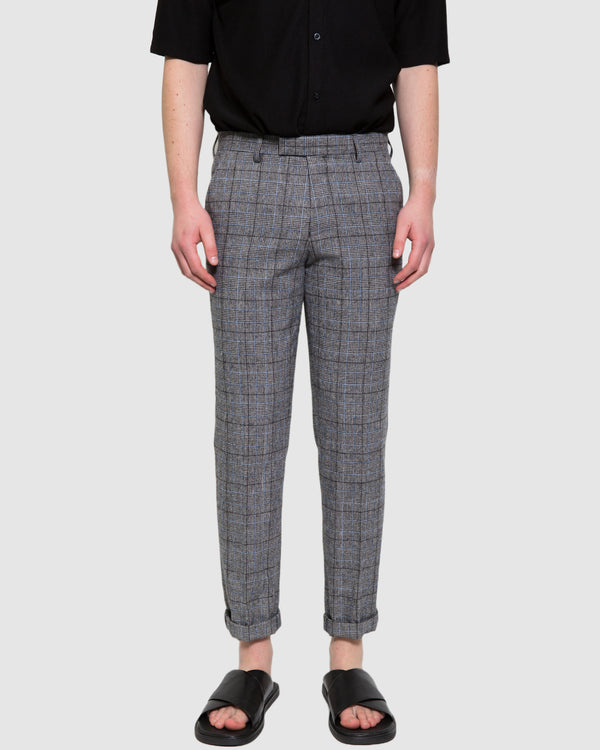 Paxton Tweed Thick Pants Black/White