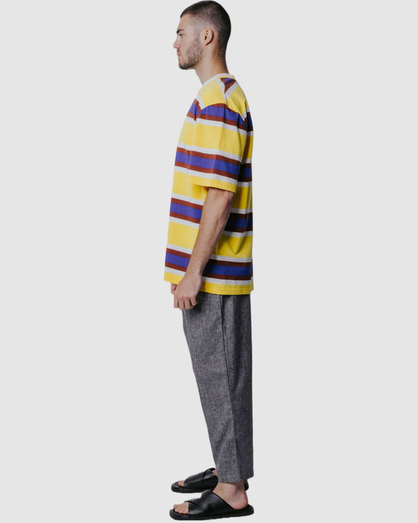 Hector Yellow Stripe Tee