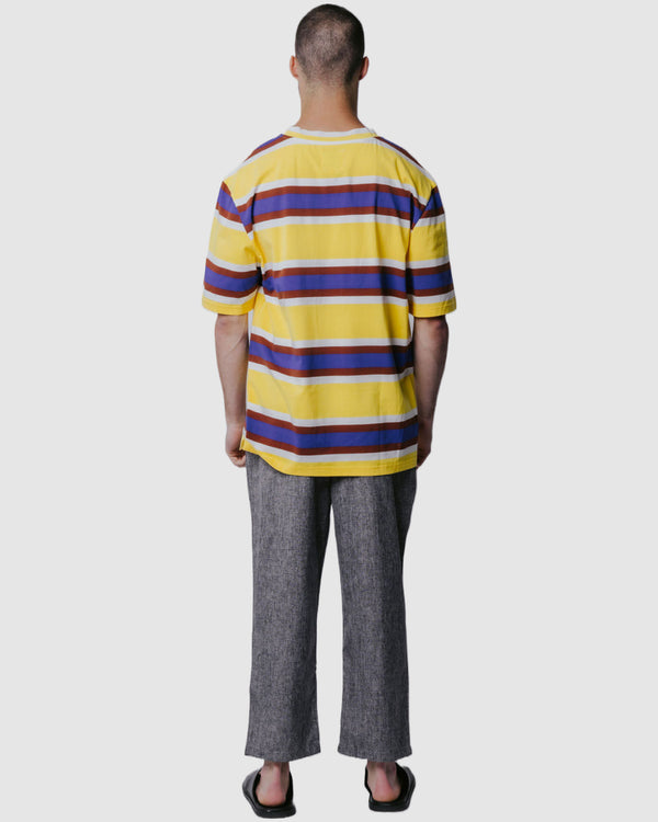 Hector Yellow Stripe Tee