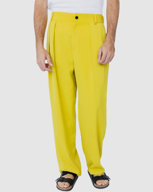 Wesley Loose leg pants Yellow