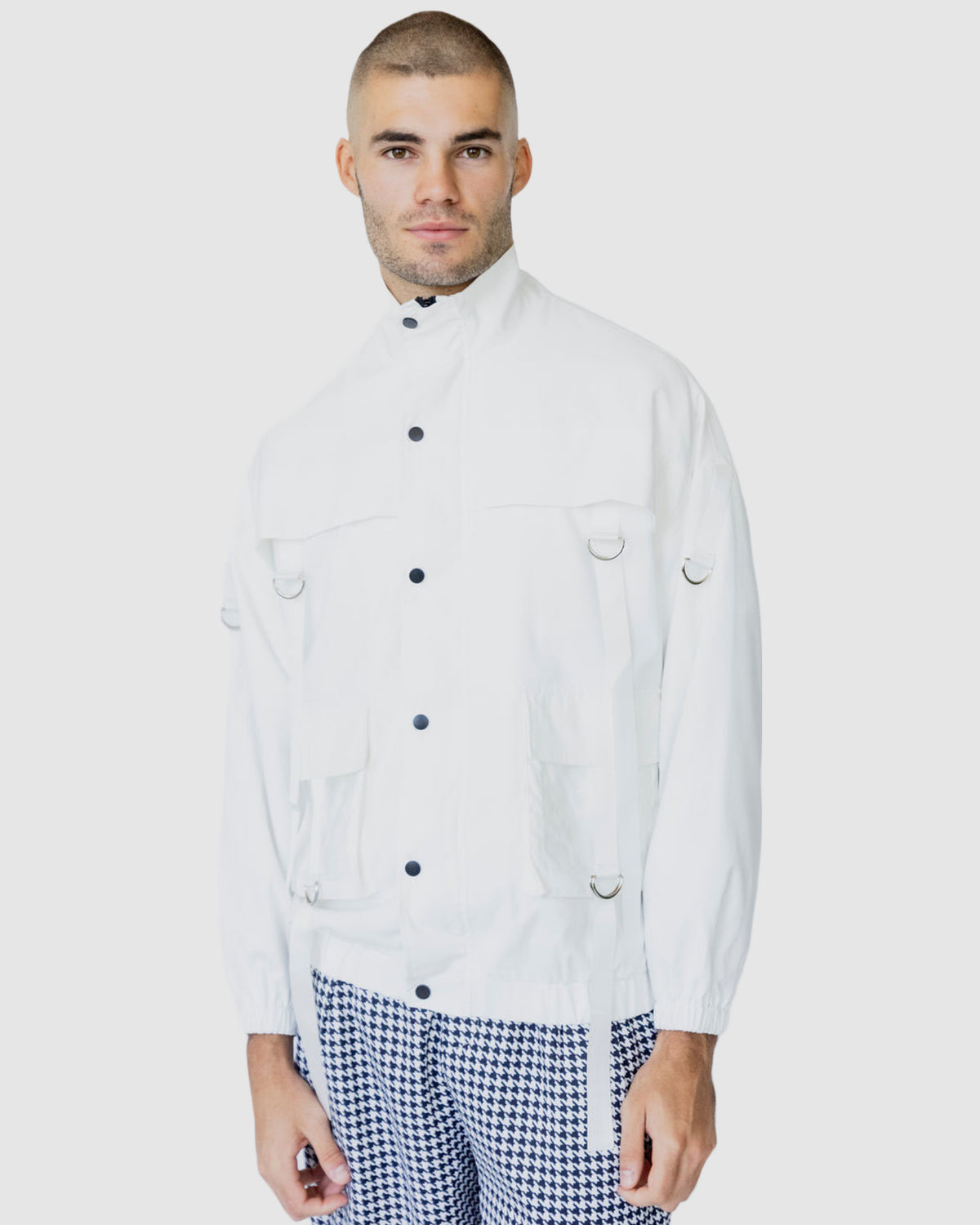 Haruto Strap Jacket White