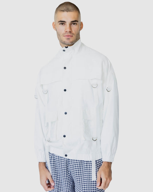 Haruto Strap Jacket White