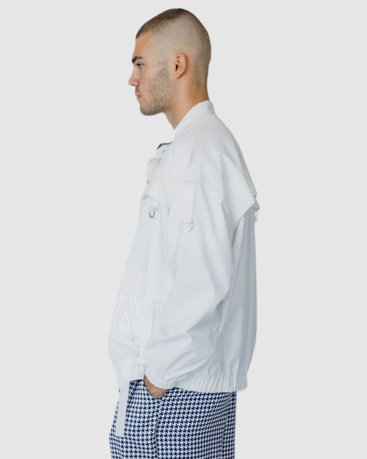 Haruto Strap Jacket White