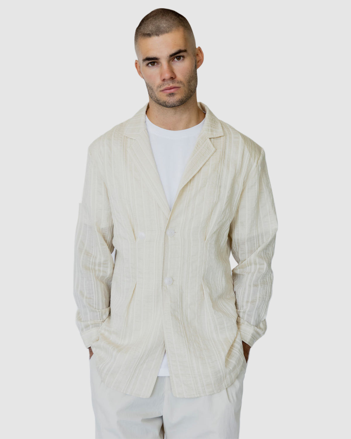 Stanley Lightweight Blazer Cream
