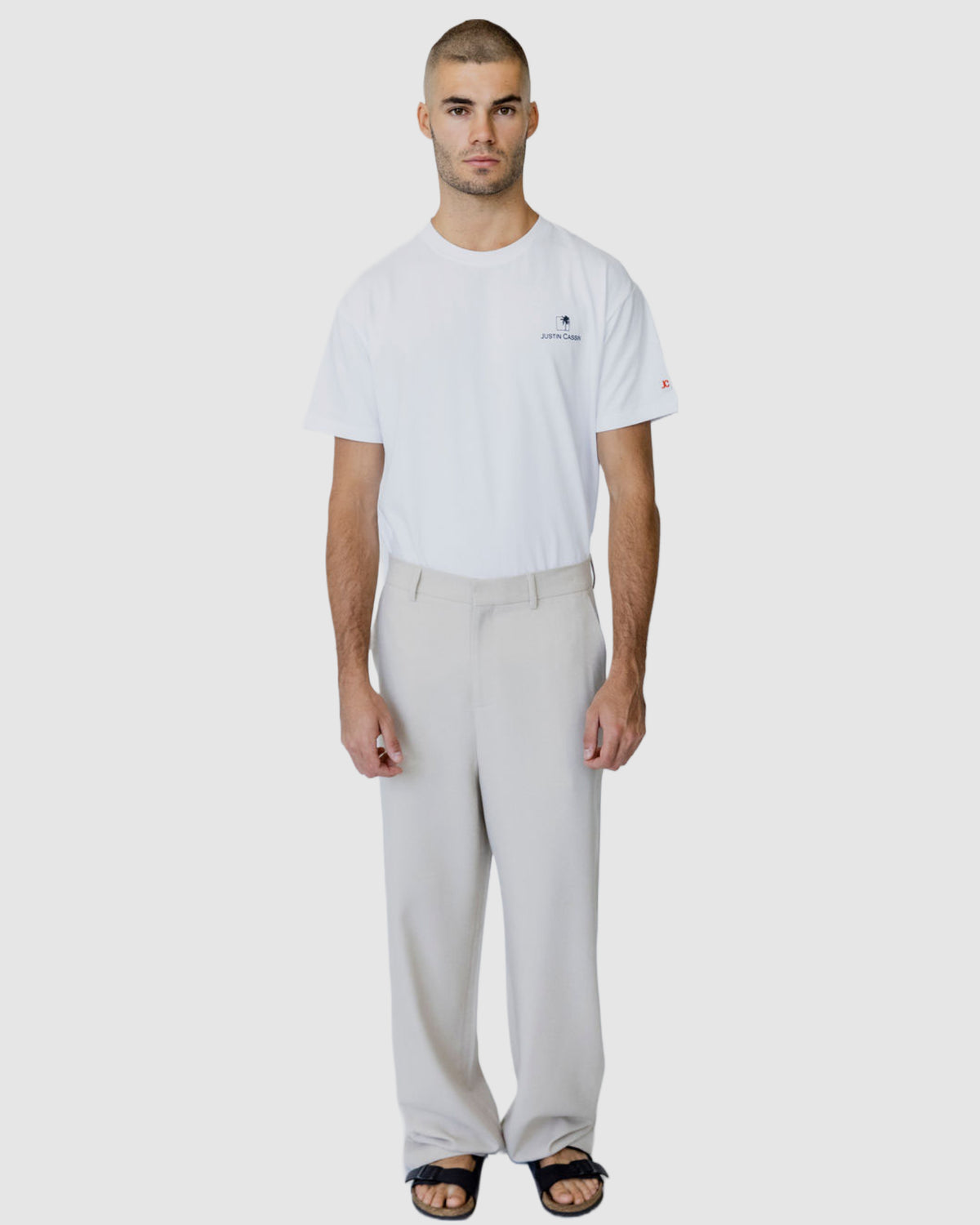 Reagan Straight leg pants Beige