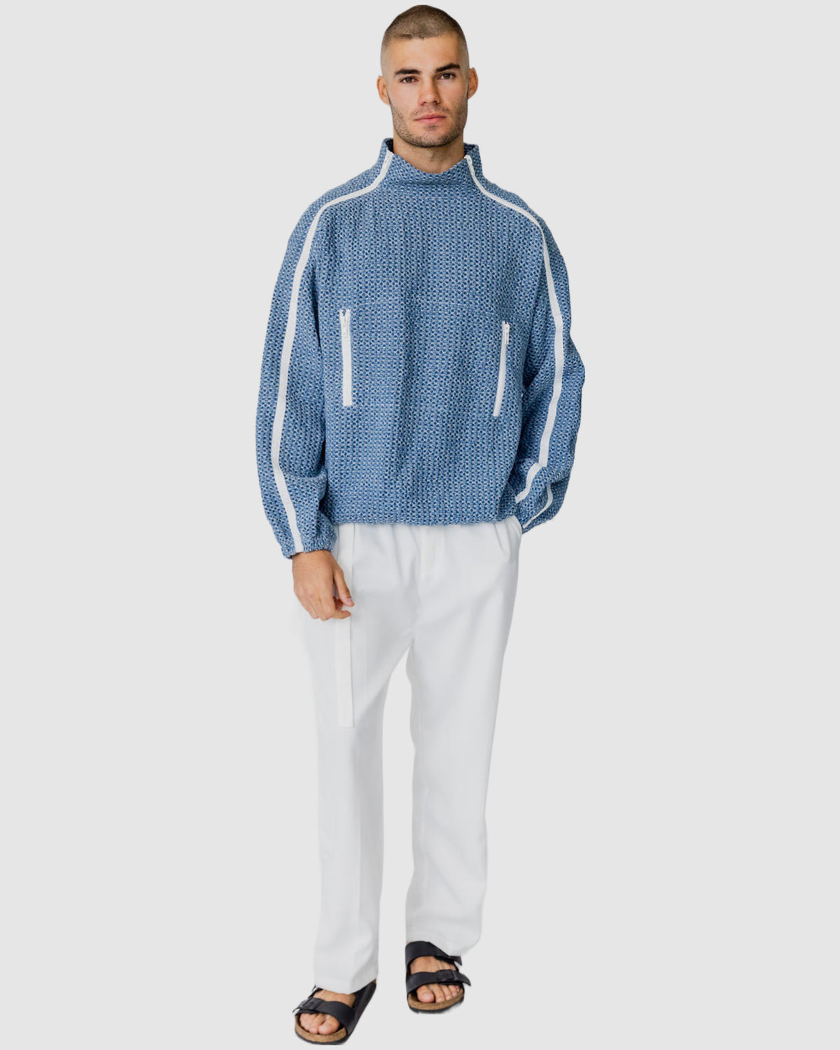 Daylan High Sweatshirt Blue