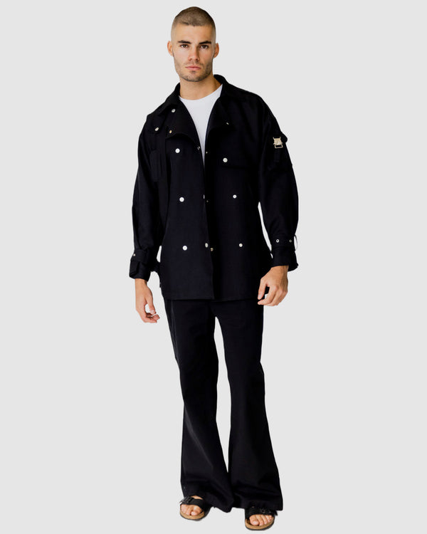 Atticus Military Jacket Black