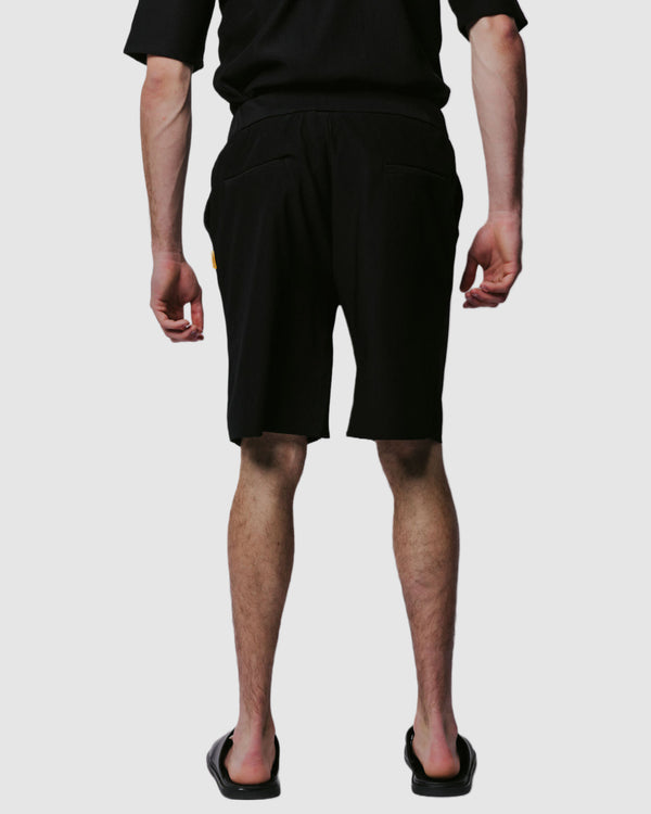 Abade Pleated Shorts Black